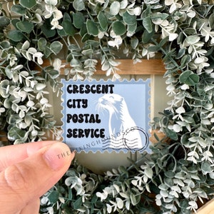 Crescent City otter stamp sticker