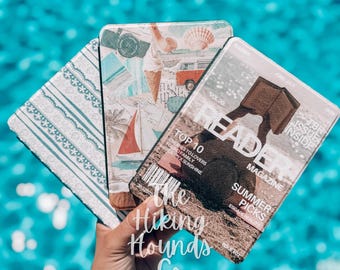 Summer reader kindle cases with hand strap, magnetic kindle case, paperwhite, ereader, colorsoft, gen 11-12, Girlie boho, Aesthetic, Beach