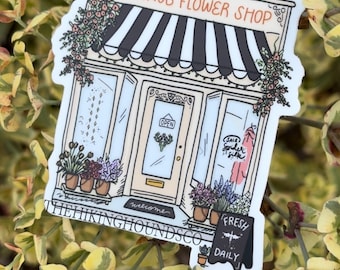 Abraxos Flower Shop / Sarah j maas / Throne of glass Sticker