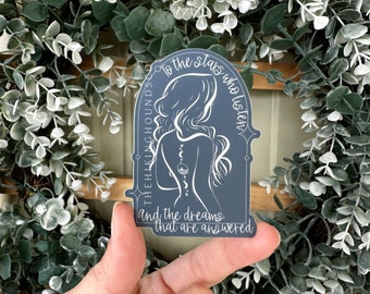 Feyre to the stars who listen / Sarah j maas / acotar Sticker