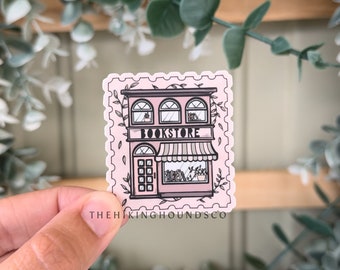 Book store stamp sticker