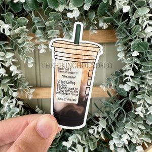 ORIGINAL DESIGN/CREATOR Reader ice coffee sticker