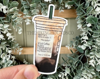 ORIGINAL DESIGN/CREATOR Reader ice coffee sticker