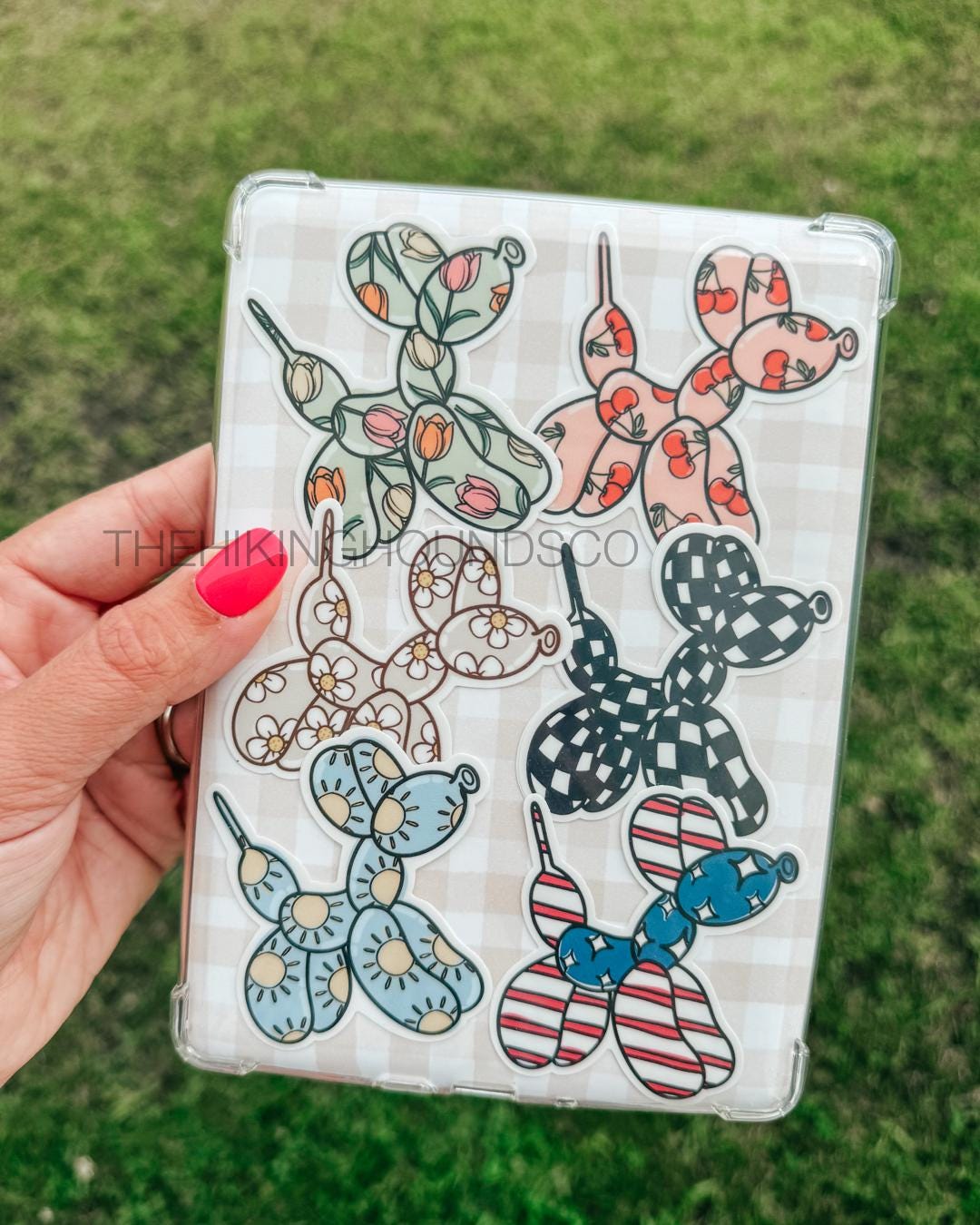 Balloon dog stickers