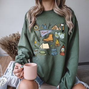 Hiking doodle Sweatshirt