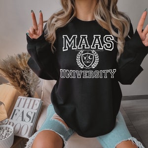 SJM-universiteitssweater / Officieel gelicentieerd door Sarah J Maas