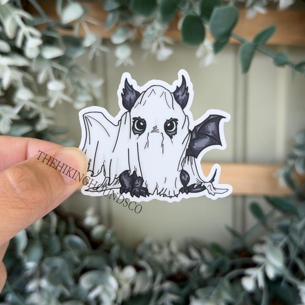 Ghost dragon sticker