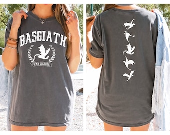 Basgiath war college fourth wing unisex comfort colors