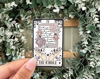 Kindle tarot card sticker