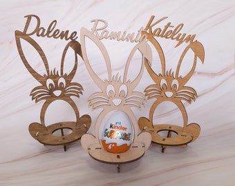 Easter egg holder, Easter bunny egg holder, Egg Holder, Stand for eggs, Easter Decor, Toddler gift