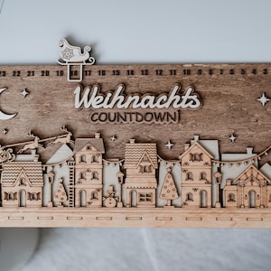 Christmas Countdown, Advent Calendar, Christmas Decoration Kids, Christmas Scene