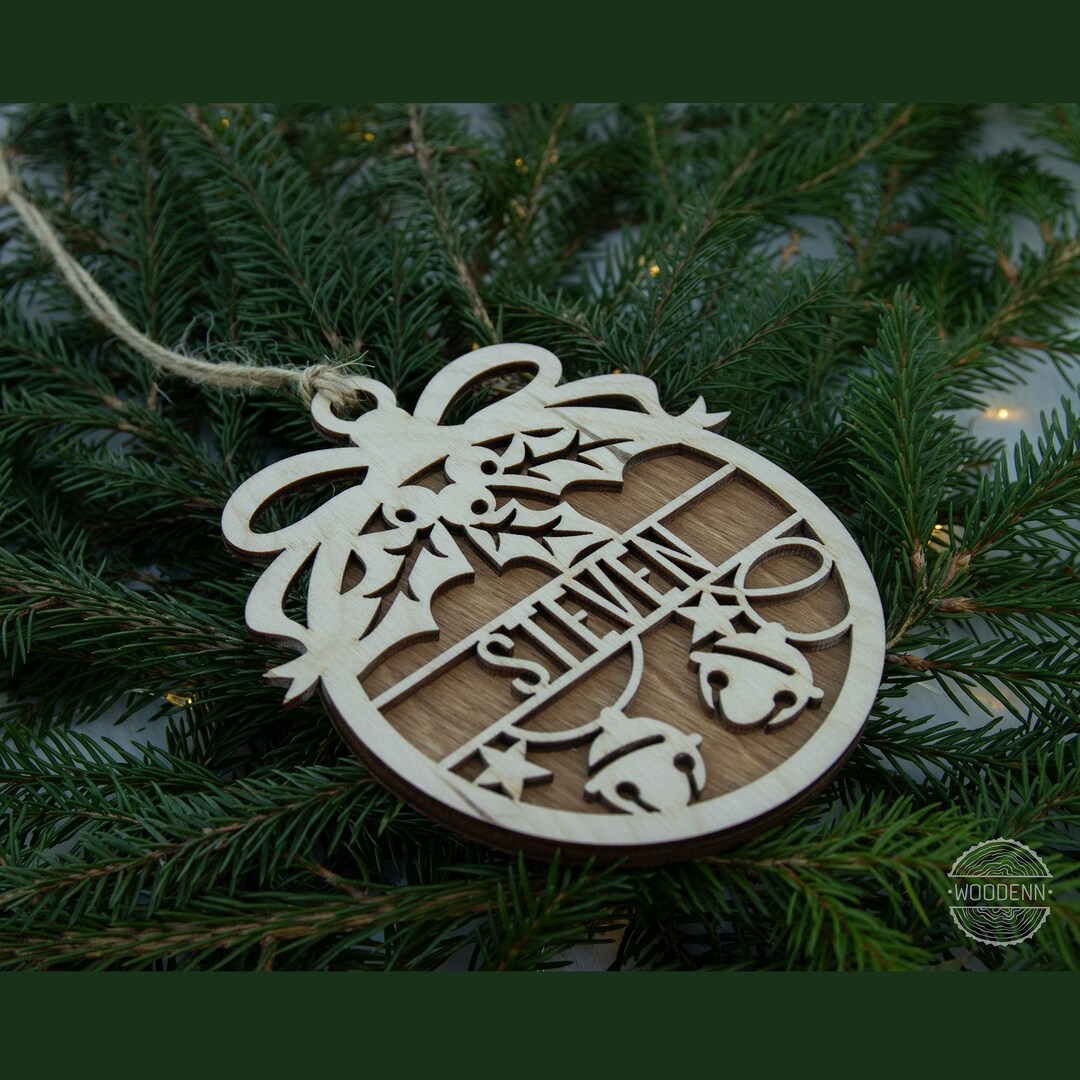 Custom Christmas Ornament 2023 Design Wooden Gift Tags Etsy