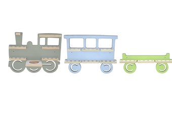 Locomotive locomotive train extensions possible Tonie Shelf Tonieregal Storage for the Toniebox