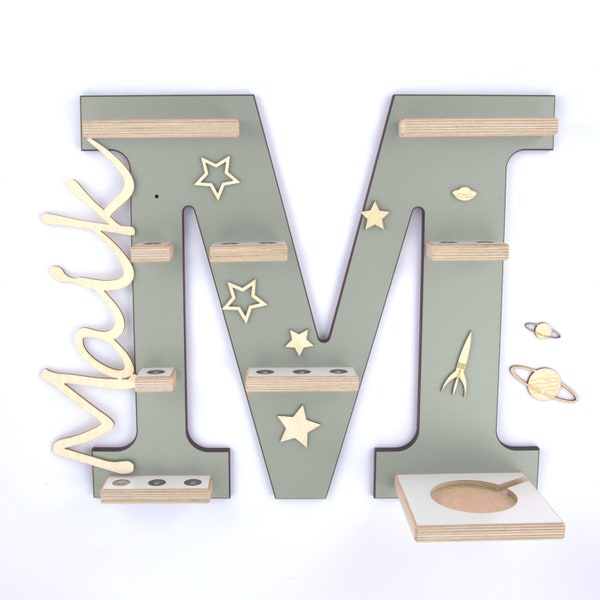 M letter customizable Tonie shelf Tonie shelf available in 8 colors for Toniebox