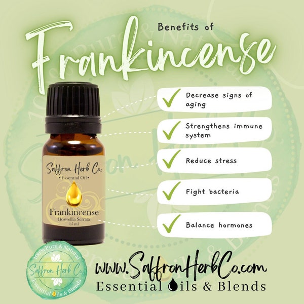 Frankincense Essential Oil • 100% Pure & Natural • Now available in two ways!