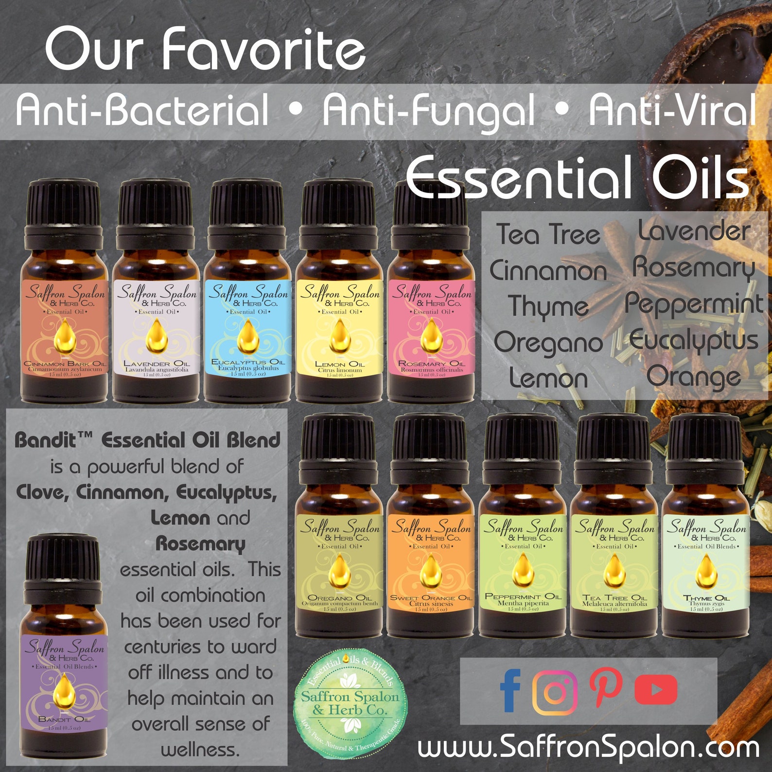 Migraine Relief™ Essential Oil Blend 15 ml 100 Pure Etsy