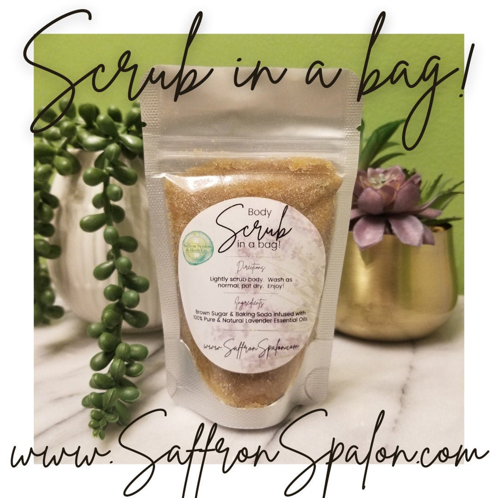 Scrub in a Bag Body Scrub Etsy