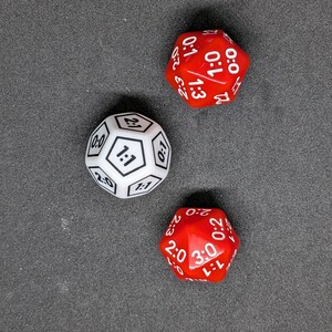 Prediction dice - 3-piece set - Country set - 3 football score dice in national colors - Gift idea Kroatien