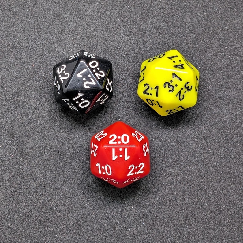 Prediction dice - 3-piece set - Country set - 3 football score dice in national colors - Gift idea Deutschland