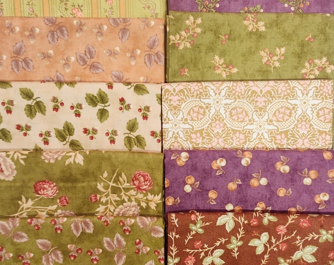 Curated Fig Tree & Co Fat Quarter Bundle - Moda Collections - 13 Fat ...