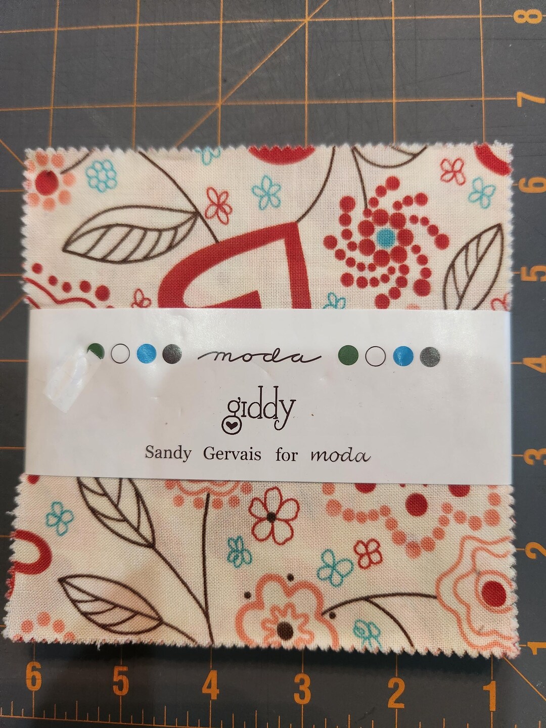Giddy Charm Pack by Sandy Gervais for Moda Fabrics - 42 5" Squares ...