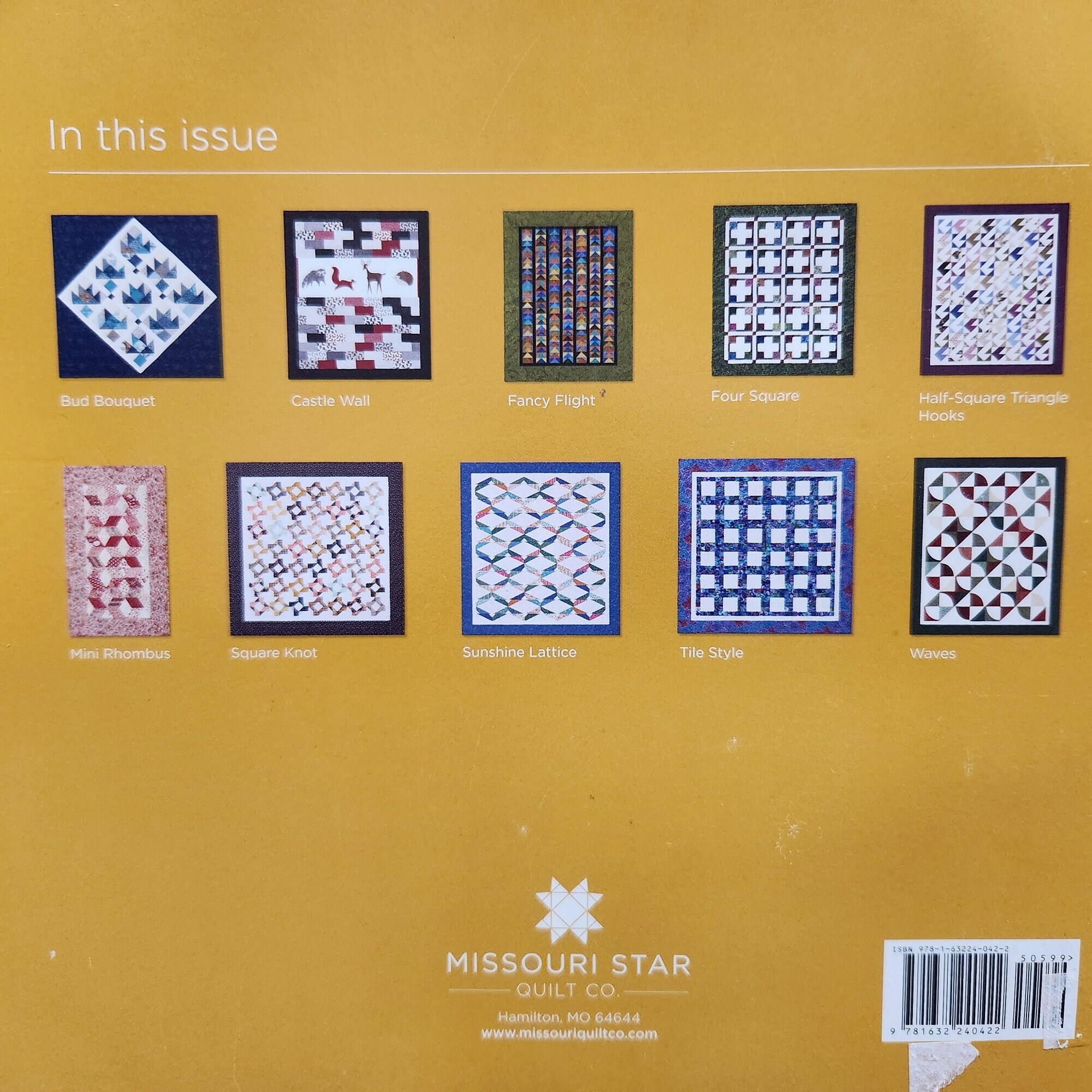 Set of 2 Missouri Star Block Magazines Mod Block Scale Vol 4 2018 ...