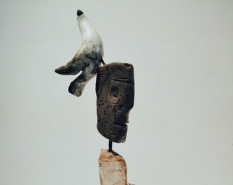 Ceramic Figurative Sculpturemodern Art Ceramics Abstract Etsy