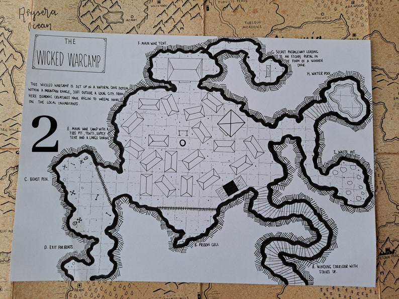 Premade Battle Maps, Dungeons and Dragons Battle Maps, A4, DM Prep ...