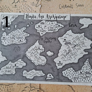 Dungeons and Dragons Homebrew Maps, Fantasy Realm/ World Map, Original Realms, Homebrew DnD Worlds, Terrain Map