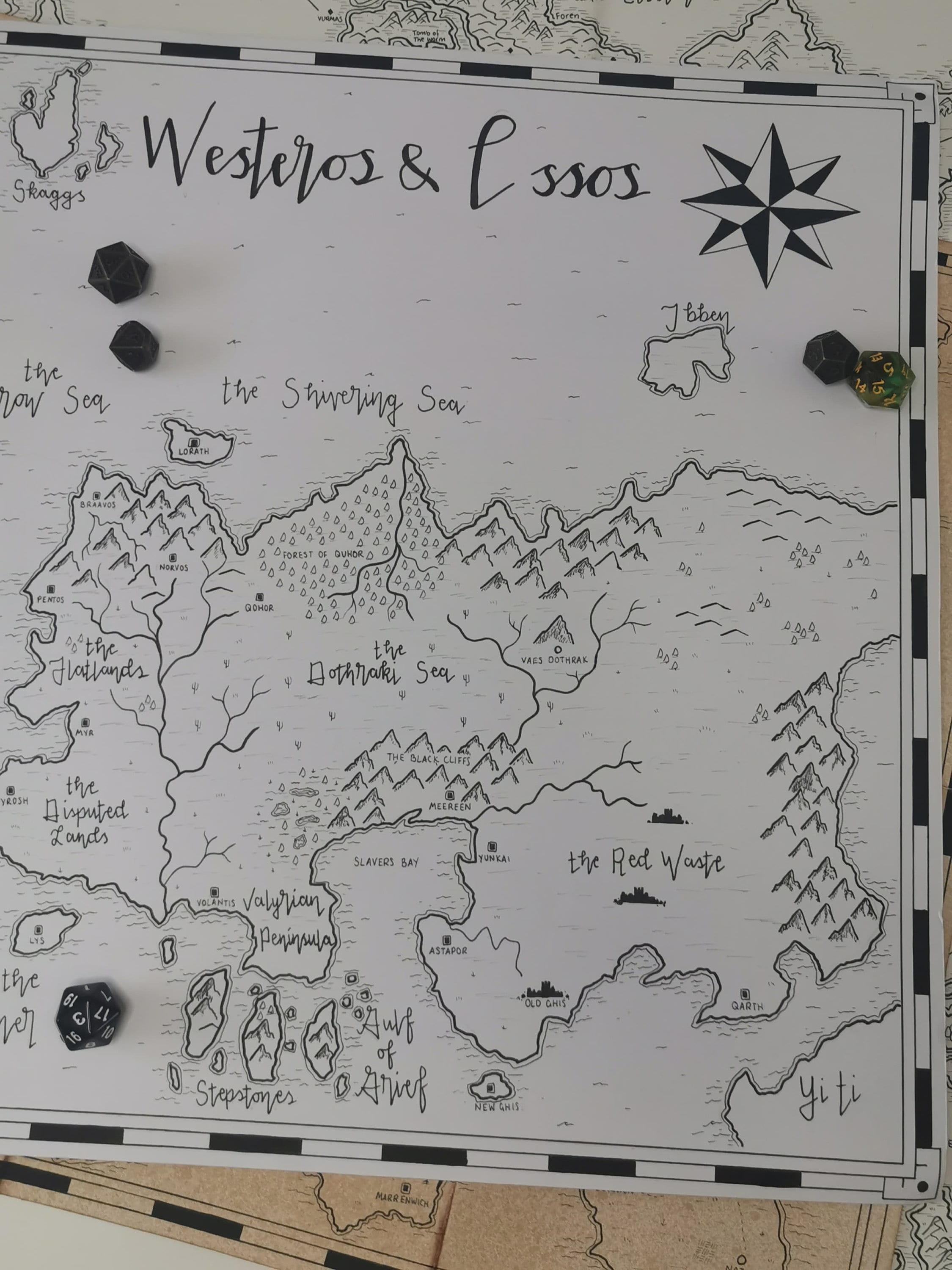 The Dothraki Sea - Fantastic Maps