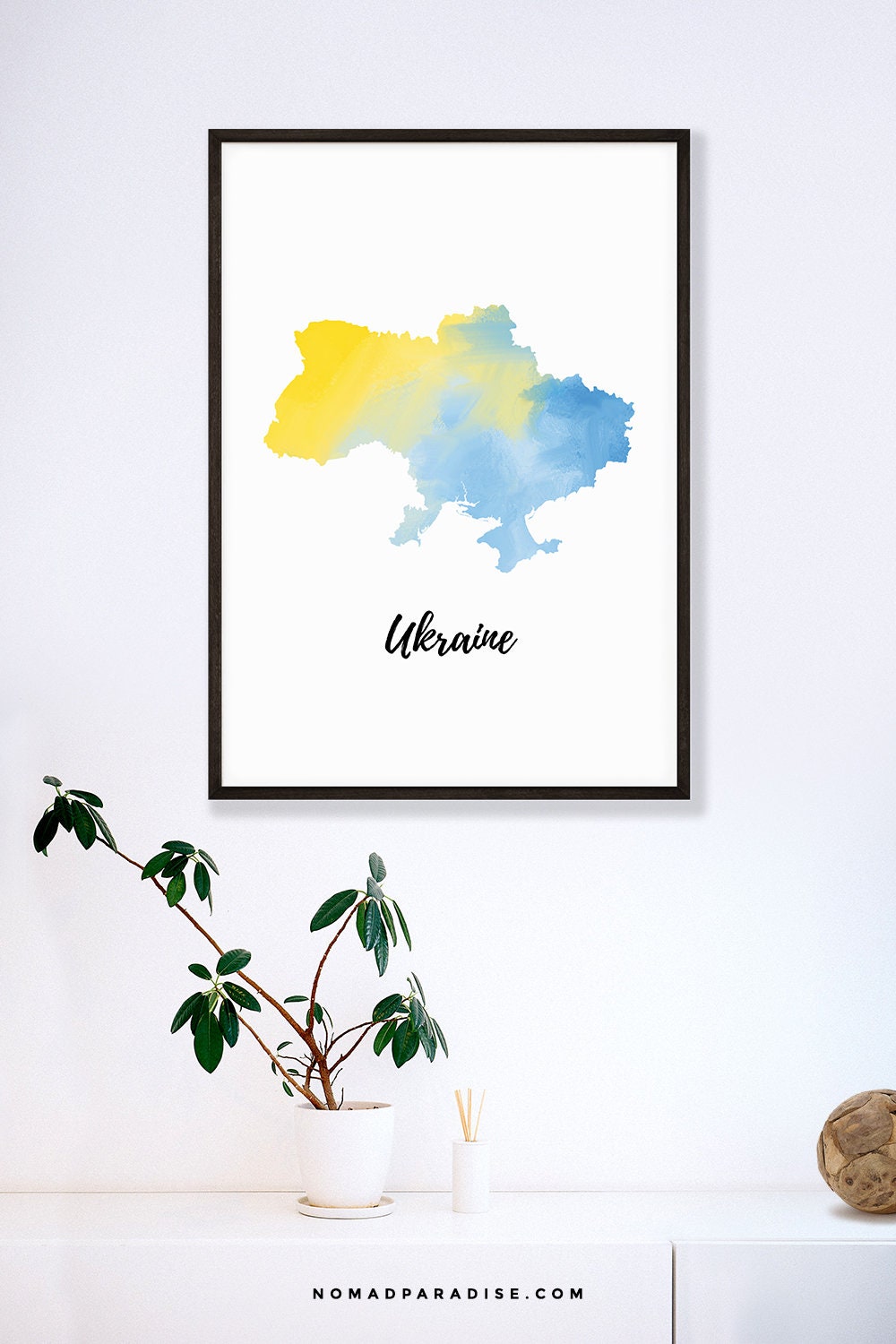 Ukraine Map Ukraine Art Ukraine Poster Country Map Etsy
