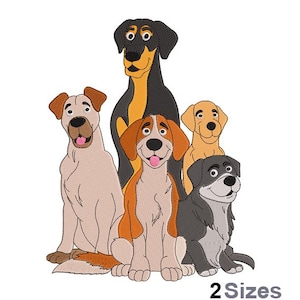 Pack Of Dogs Embroidery - Dogs Embroidery - Pets Embroidery - Puppy Embroidery-Machine Embroidery Design - Digital Instant Download -2 Sizes