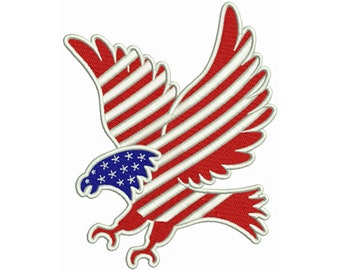 Usa Eagle Machine Embroidery Design, Embroidery Designs, Embroidery Patterns, Embroidery Files, Instant Download