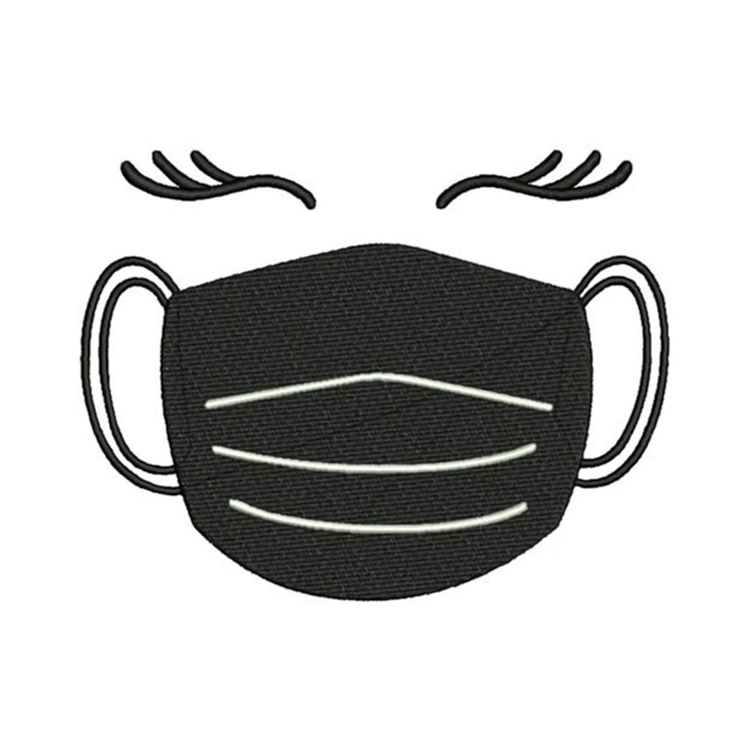 Face Mask - Machine Embroidery Design, Embroidery Designs, Machine ...
