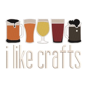 Cheers! Alcohol Drink Embroidery - Lady&#39;s Drink Embroidery - Kitchen Embroidery-Machine Embroidery Design - Digital Instant Download-2 Sizes