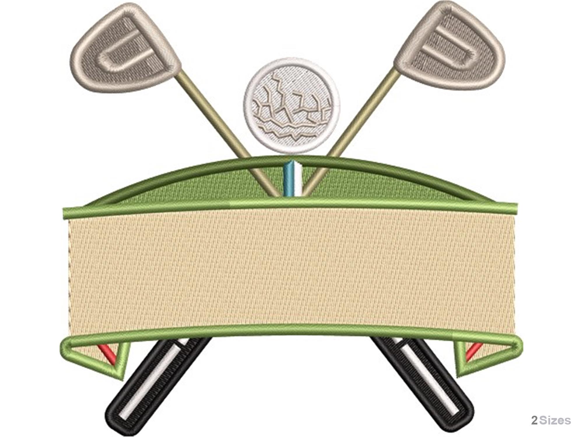 Golf Club Machine Embroidery Design - Golf Sports Pattern - Sports ...