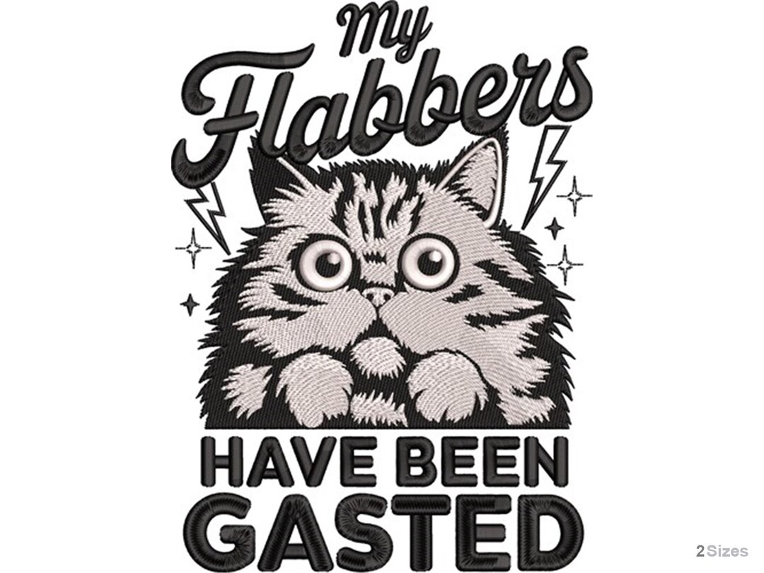 Funny Cat Meme Machine Embroidery Design - Cute Kitten Quote Pattern ...
