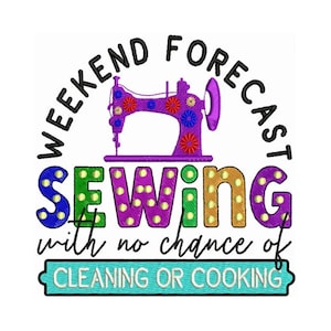 Sewing Forecast - Machine Embroidery Design