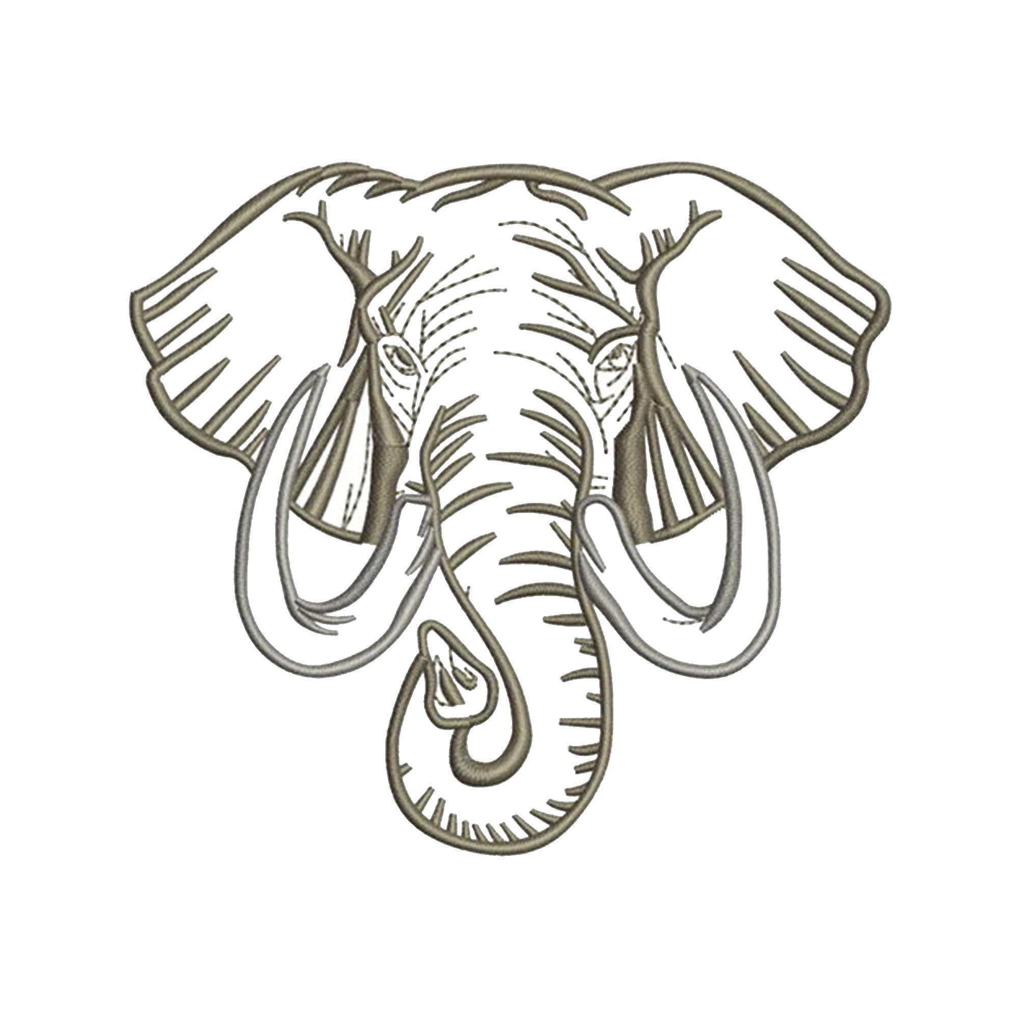 Esquema de elefante - Etsy México, image size:2000x2000