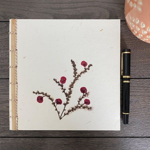 Special ocassion gift, Hand bound Notebook, Notebook Journal, Recycled Paper Notebook, inspirational journal, Eco Friendly Notebook.
