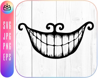 Download Cheshire Cat Smile Etsy