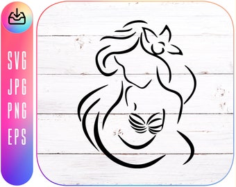 Free Free 297 Ariel Silhouette Svg Free SVG PNG EPS DXF File