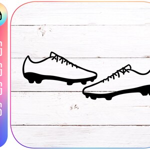 Crampons de football SVG, Svg, chaussures de football Svg, Clipart crampons, crampons fichiers pour Cricut, crampons couper fichiers pour Silhouette, Dxf, Png, Eps
