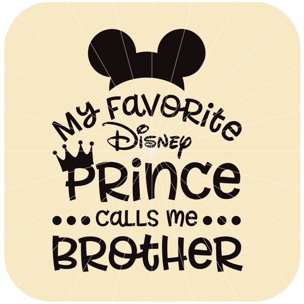 My Favorite Prince Calls Me Mama, Favorite Fairytale Prince Calls Me Mama SVG, Heartwarming Design for Moms, Vinyl Cut File, Svg, Jpg, Png