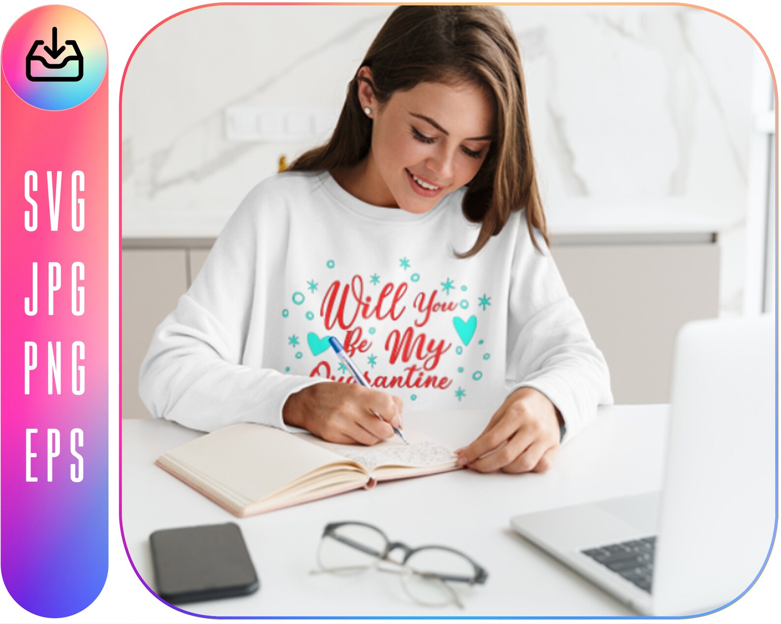 Download Valentine Digital Download Valentines Day Quarantine SVG ...