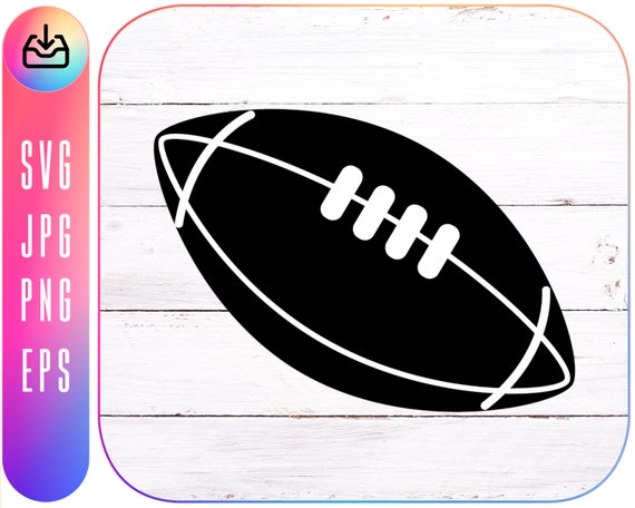 Football svg Football png Football Silhouette Football Cut | Etsy