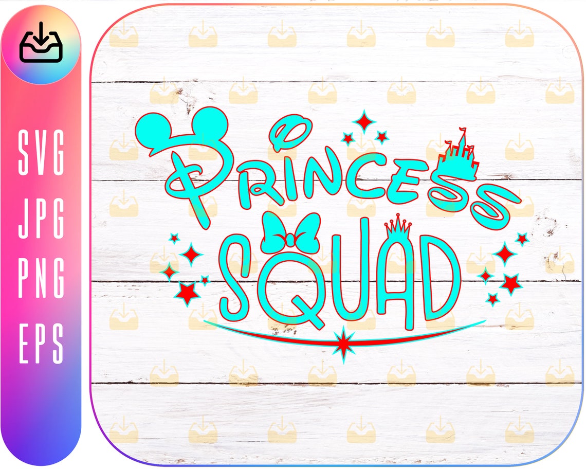 Princess squad SVG | Etsy
