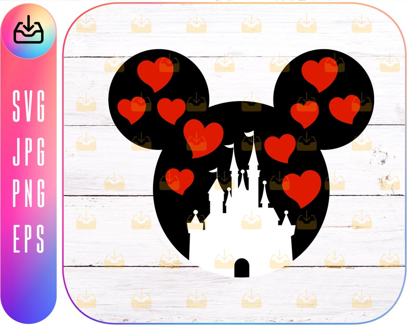 SVG File for Mickey and Minnie with Aviator Sunglasses
