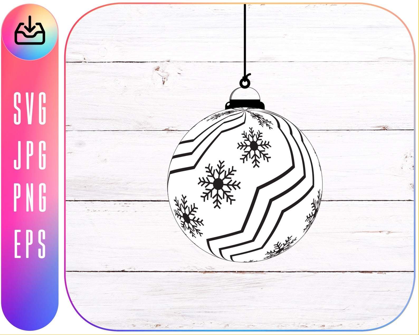 Christmas Bauble Svg Christmas Baubles Svg Bauble Svg Etsy
