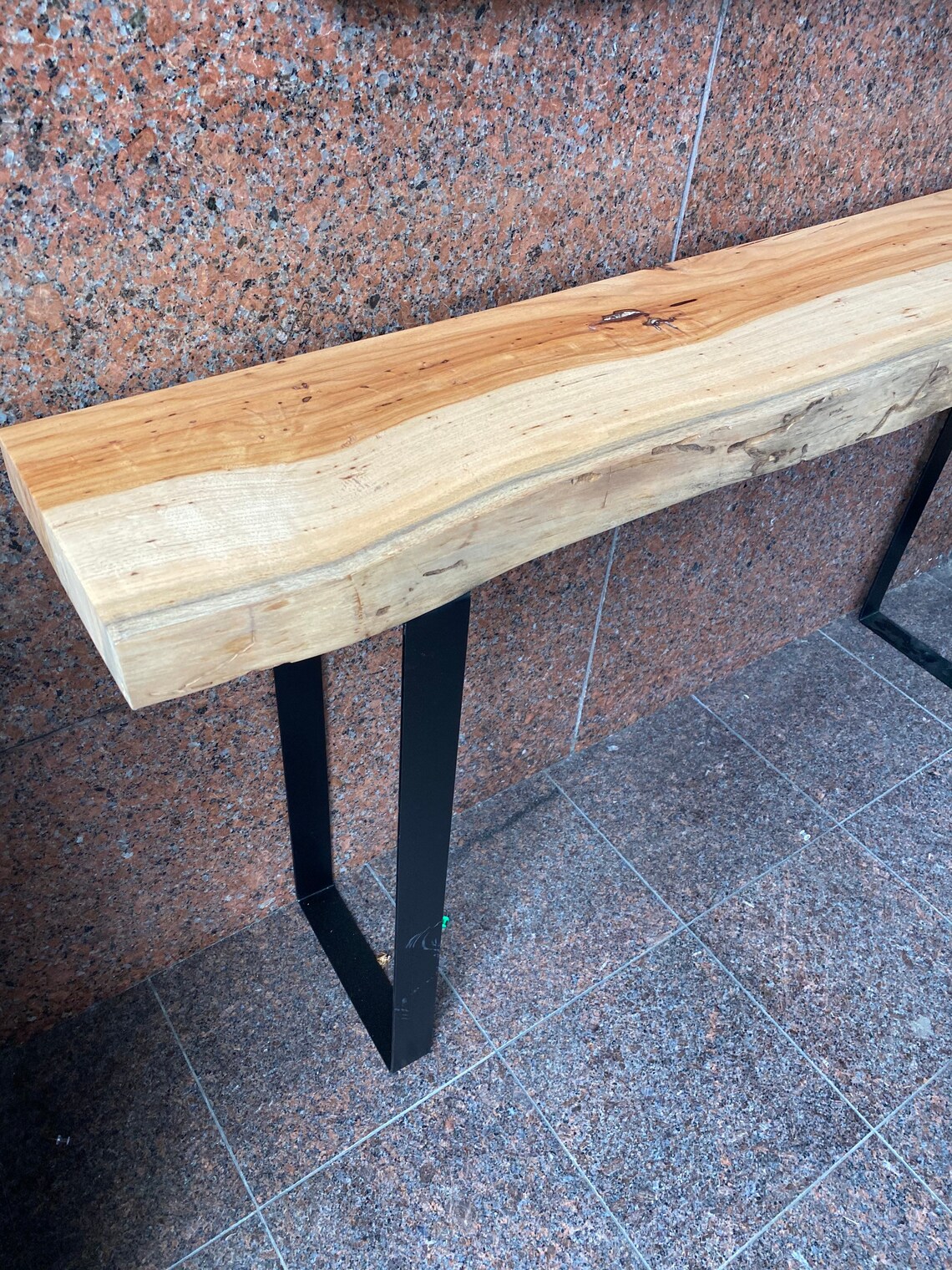 Pecan console table Etsy